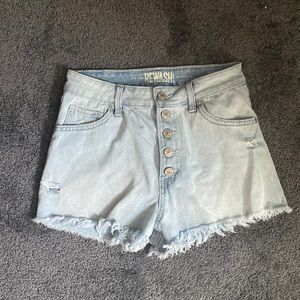 Short jeans mid waist Rewash